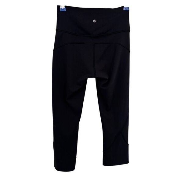 Lululemon In Movement Crop Everlux 19" Leggings Black Size 4‎ - Picture 8 of 9